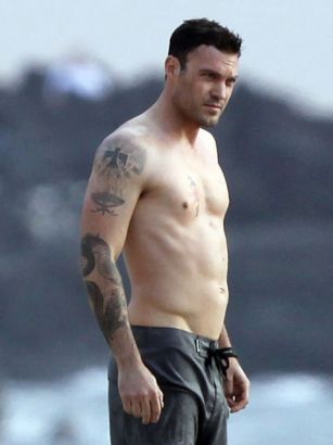 Brian Austin Green Right Upper Arm Tattoo